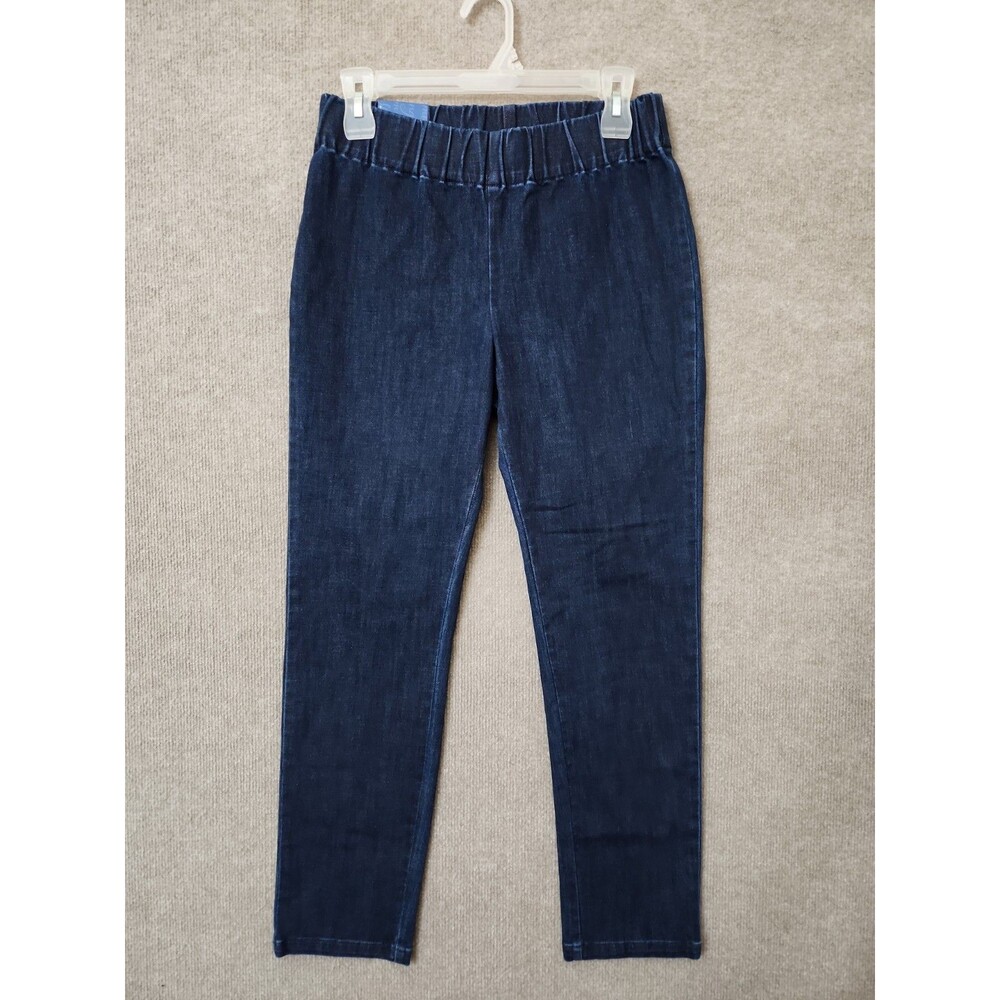 Soft Surroundings Triple S Jeans Women S Petite Blue Slimming Support Pull OnNEW